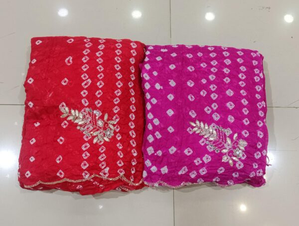 Bandhej katdana saree