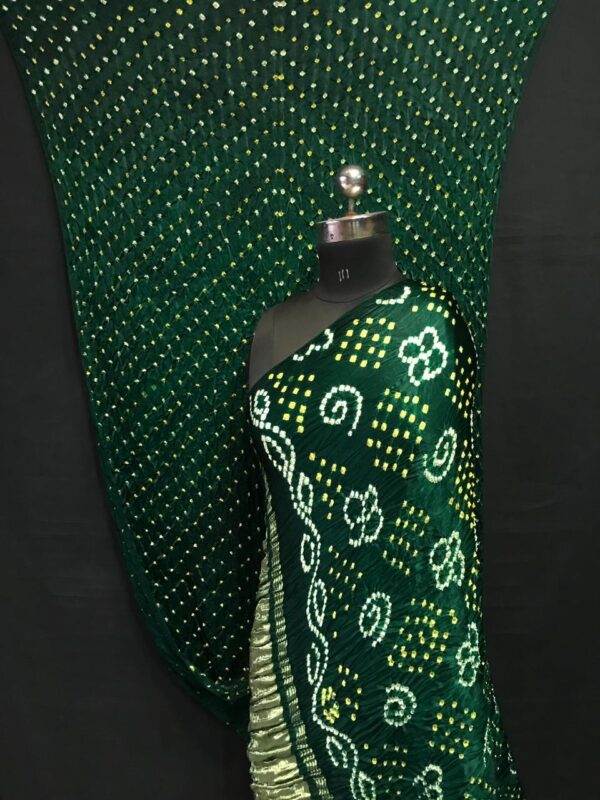 Modal Gajji silk Green