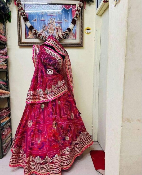 Kotadoriya lehenga Pink